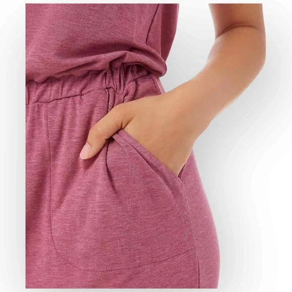 32 DEGREES Women’s Soft Lux Dress, Coral, Medium - 871M - Picture 3 of 5